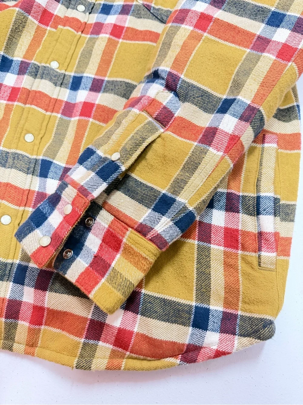 True Religion Sherpa Lined Plaid Flannel Shirt Jacket XXXL Western Shacket B318